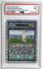 V1092: 2002: POKEMON BREEDER: LEGENDARY COLL-REV.FOIL: 102/110: PSA 9: MINT: 87502352502352